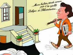 Bujar Kapexhiu: takimi i pare, karikaturat dhe propozimi 'Honoris Causa' per Driteroin