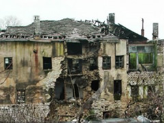 Gjirokaster, shembet Shtepia e Haderajve